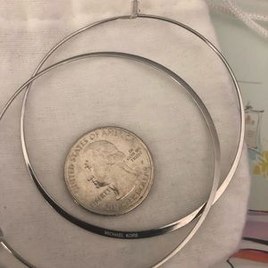 Michael Kors hoop earrings